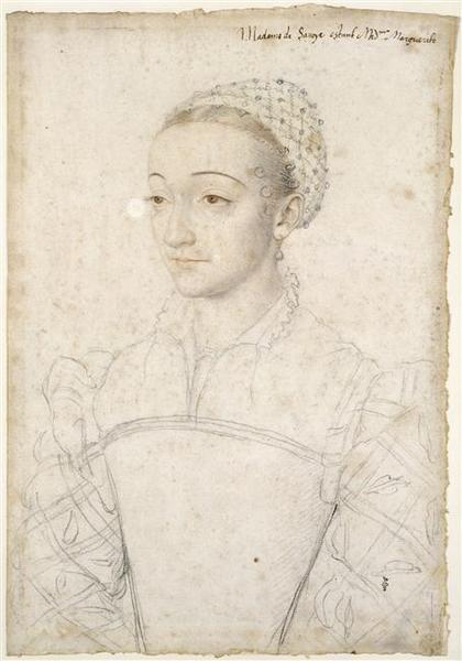 Marguerite de France, duchesse de Berry puis de Savoie, François Clouet, 1540 vers