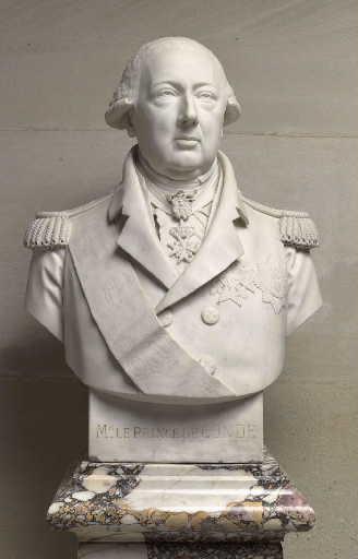 Buste de Louis-Joseph de Condé (1736-1818), portant le Saint-Esprit et la Légion d'honneur, Louis Pierre Deseine, 1814