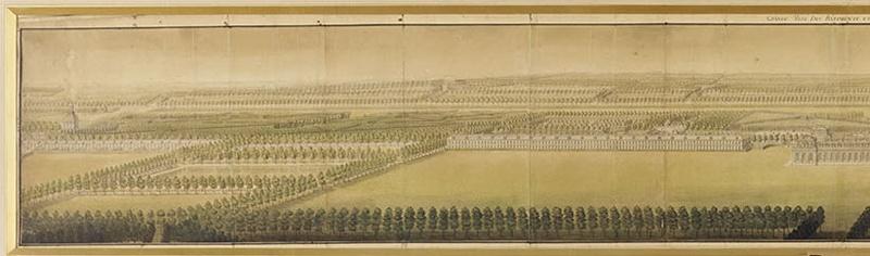 Grande Veüe des Batiments et Jardins de Chantilly_1