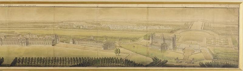 Grande Veüe des Batiments et Jardins de Chantilly_2