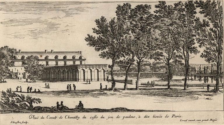 Veue du canal de Chantilly du costé du jeu de paulme, à dix lieues de Paris_0