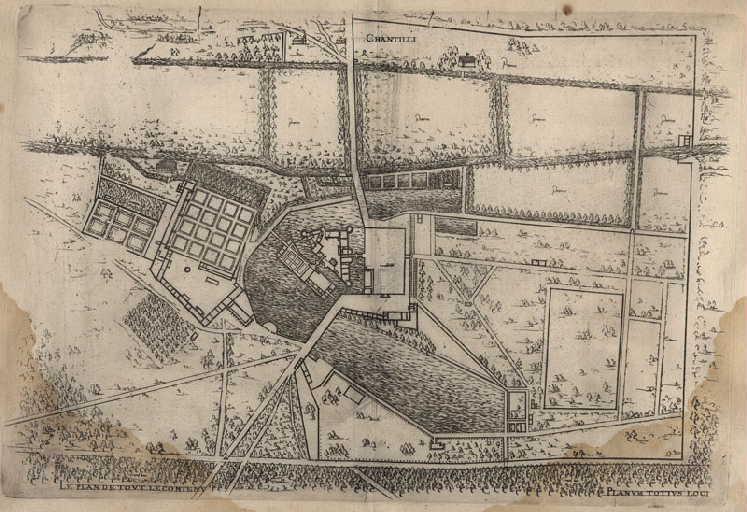 Chantilly, le plan de tout le contenu. Planum Totius Loci._0