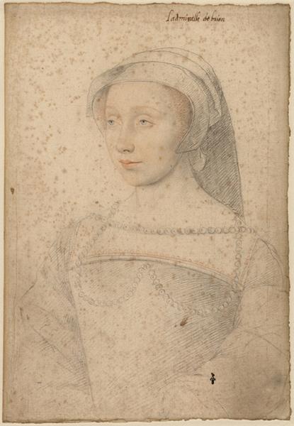 Françoise de Longwy, dame de Pagny et de Brion, puis d'Escars (v.1510-1561), François Clouet, 1545 vers
