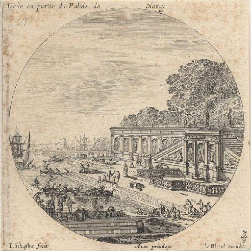Veüe en partie du Palais de Nancy_0