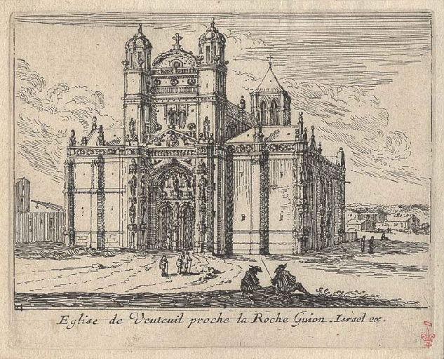 Eglise de Veuleuil proche la Roche Guion_0