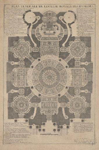 Plan général de l'église royale des Invalides_0
