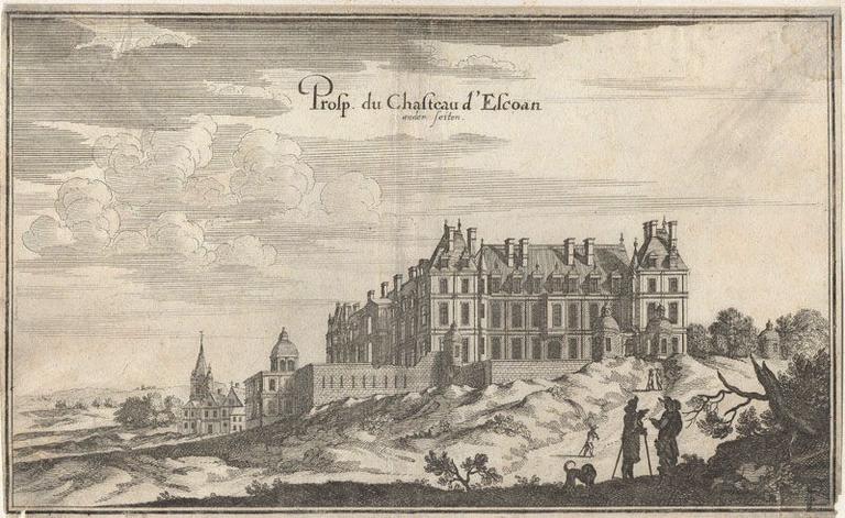 Prosp. du chasteau d'Escoan. ander seiten._0