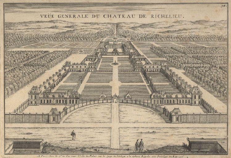 Veüe générale du chateau de Richelieu_0