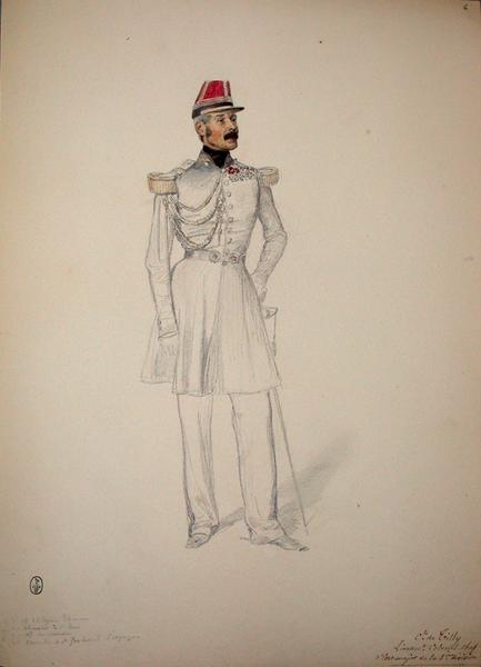 Tilly Lieutenant-colonel chef d'Etat-major de la 1ere division ; Siège de Rome de 1849 (en 3 tomes)_0