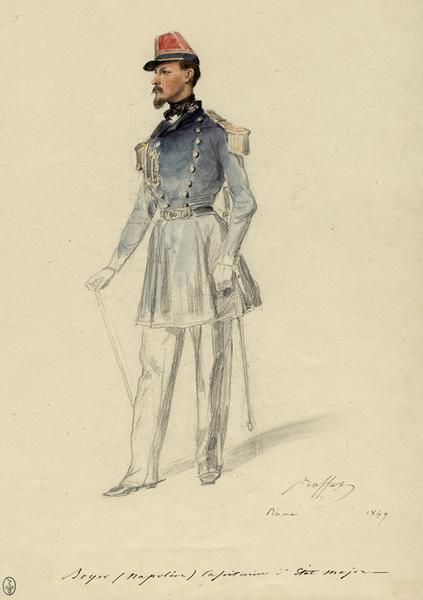 Boyer Napoléon capitaine d'Etat-major ; Siège de Rome de 1849 (en 3 tomes)_0