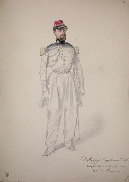 Debize, capitaine d'Etat-major, aide de camp du général Sauvan ; Siège de Rome de 1849 (en 3 tomes)_0