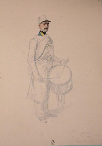 Gillard, tambour du 13e Léger, 1ère compagnie, 2e bataillon ; Siège de Rome de 1849 (en 3 tomes)_0