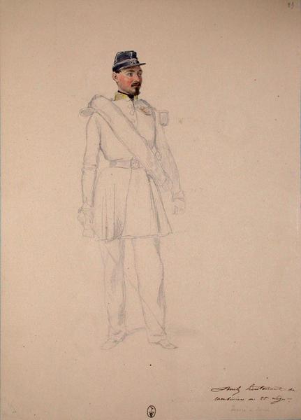 Borel lieutenant des cantiniers au 22e Léger ; Siège de Rome de 1849 (en 3 tomes)_0