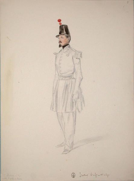 Taillant, lieutenant de garnison au 13e de ligne ; Siège de Rome de 1849 (en 3 tomes)_0