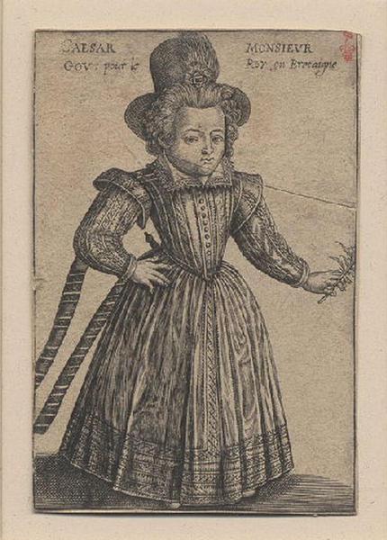 CAESAR MONSIEUR / Gov. pour le Roy en Bretaigne ; César de Bourbon, duc de Vendôme (1594-1665), gouverneur de Bretagne_0