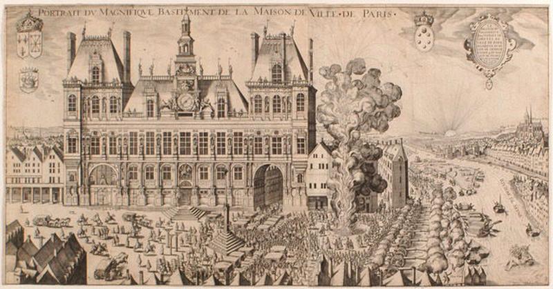 Portrait du Magnifique Batiment de la maison de ville de Paris. Le dessein du Magnifique Batiment de l'hostel de ville de Paris augmenté du règne de Henri le Grand 4 du nom, Roy de France et de Navarre, 1613_0