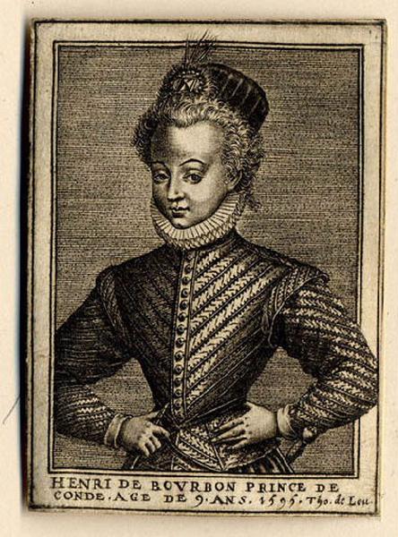 HENRI DE BOURBON PRINCE DE / COND2. AGE DE 9 ANS. 1595._0