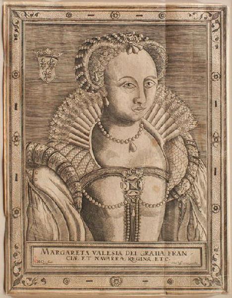 MARGARETA VALESIA DEI GRATIA FRAN / CIAE ET NAVARRAE REGINA. ETC. [Marguerite de Valois]_0