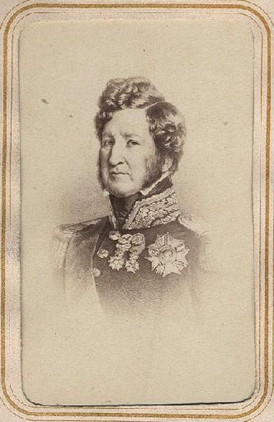Portrait du roi Louis-Philippe (1773-1850), en uniforme, d'après Winterhalter, Franz Xaver Winterhalter, 19e siècle