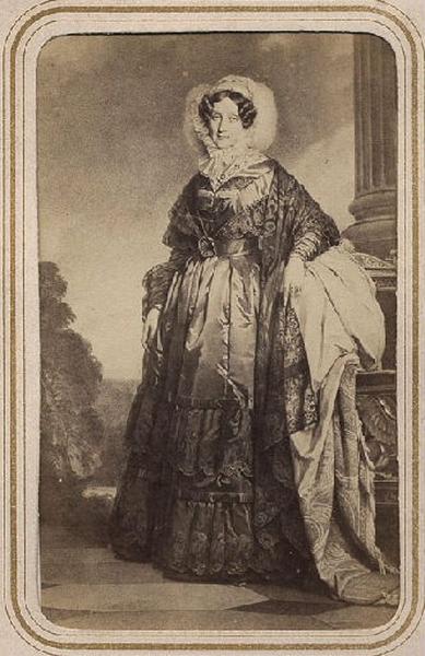 Portrait de Madame Adélaïde (1777-1847), en pied, d'après Winterhalter, Franz Xaver Winterhalter, 19e siècle, 19e siècle