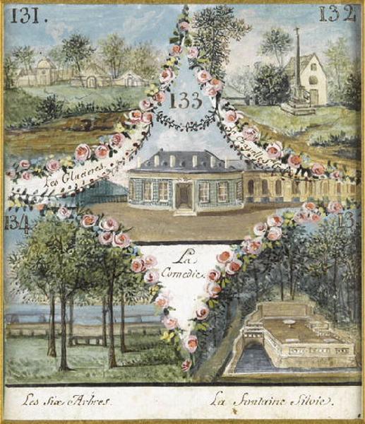 131 Les Glacières / 132 La Chapelle Ste. Croix / 133 La Comédie / 134 Les Six Arbres / 135 La fontaine Silvie_0