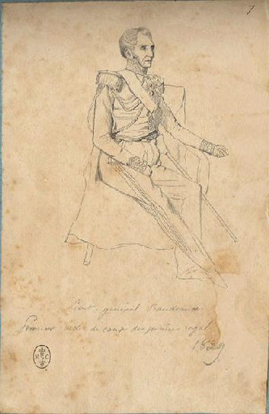 Afrique 1835-1845 (50) : Lieutenant général Baudrand, premier aide de camp du prince royal_0