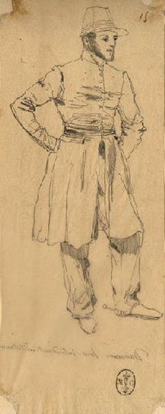 Afrique 1835-1845 (59) : Darricau sous-lieutenant, Adrien Dauzats, 1840