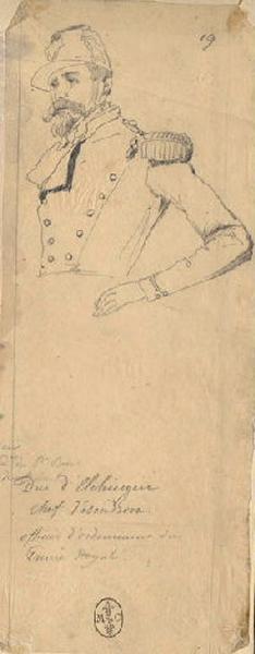 Afrique 1835-1845 (63) : Duc d'Elchingen, chef d'escadron, officier d'ordonnance du prince royal, Adrien Dauzats, 1839