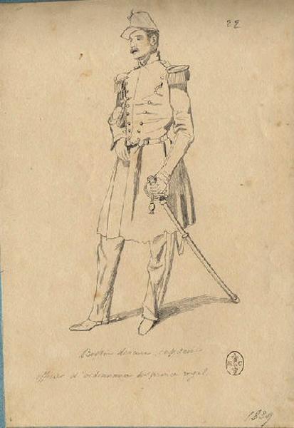 Afrique 1835-1845 (66) : Bertin Desvaux, officier d'ordonnance du prince royal, Adrien Dauzats, 1839