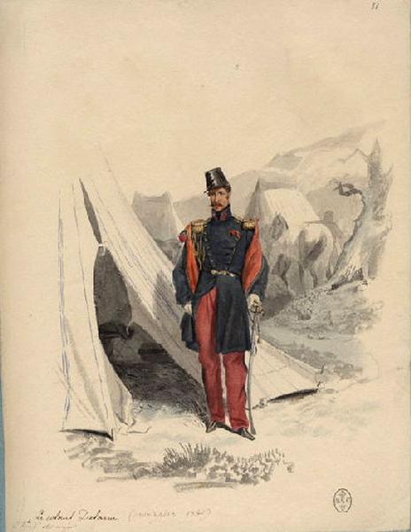 Afrique 1835-1845 (75) : Le colonel Delarue, Mouzaïa 1840_0