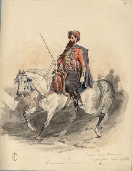 Afrique 1835-1845 (84) : Le commandant Bouscaren, Mouzaïa 1840_0