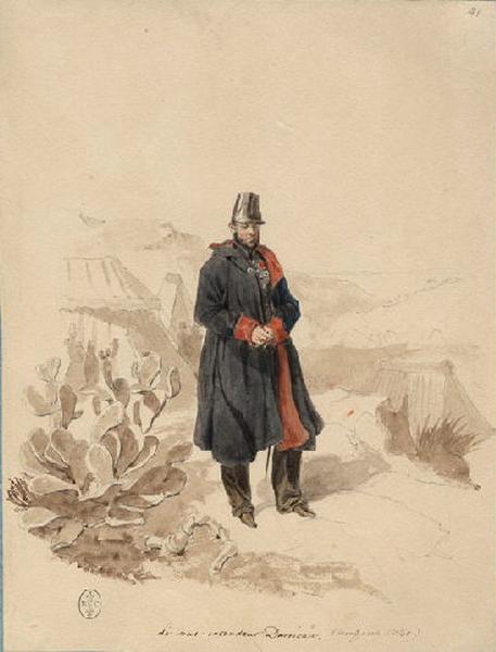 Afrique 1835-1845 (85) : Le sous-intendant Darricau, Mouzaïa 1840_0