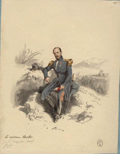 Afrique 1835-1845 (87) : Le capitaine Montfort_0