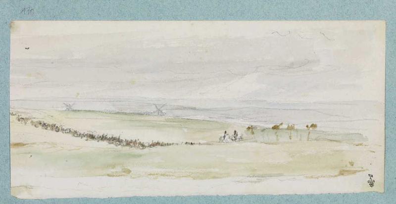 Algérie et camp de Compiègne (170) : Manoeuvres militaires au camp de Compiègne, Denis-Auguste-Marie Raffet, 1841