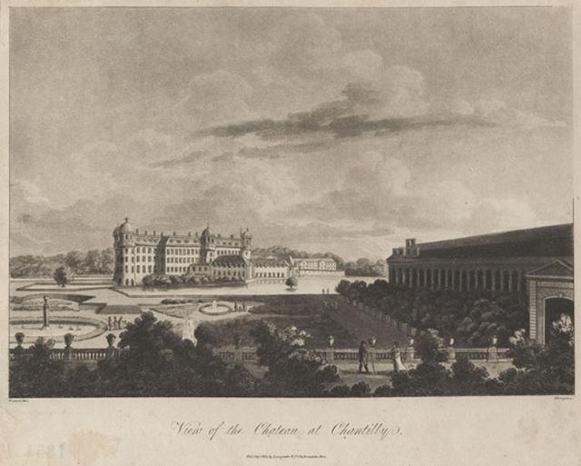 View of the château at Chantilly., Merigot, 1805