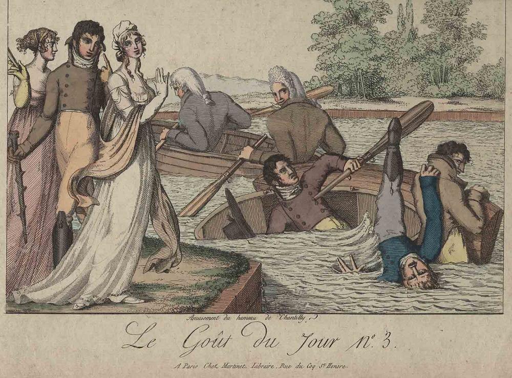 Caricatures Parisiennes. / Amusement du hameau de Chantilly / Le goût du Jour n°3., Claude Louis Desrais, 4e quart 18e siècle