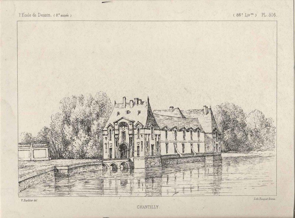 CHANTILLY, Barbier, 19e siècle