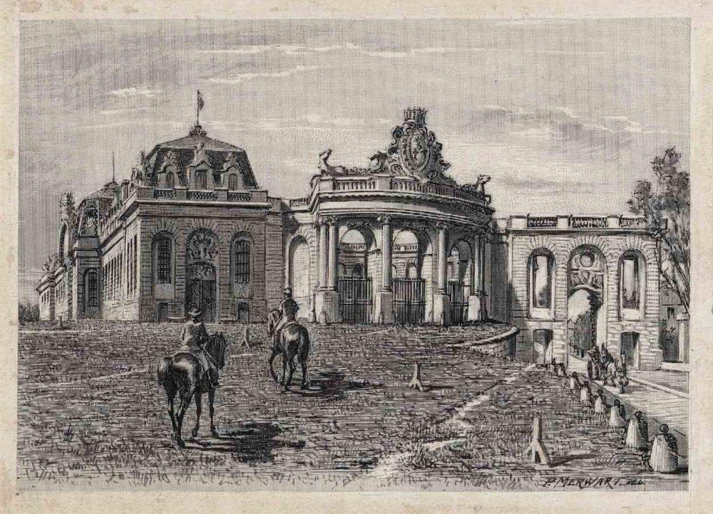 Vue des Grandes Ecuries, Paul Merwart, 4e quart 19e siècle