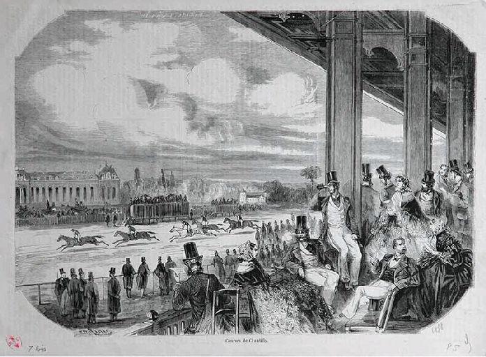 Courses de Chantilly, Edouard Riou, 2e moitié 19e siècle
