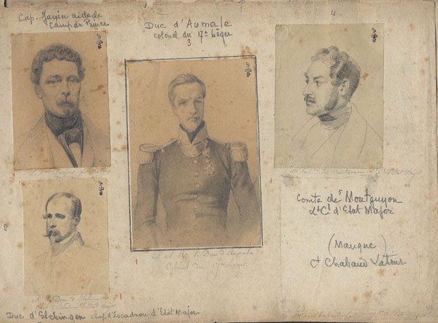 Le capitaine Jamin aide de camp du prince, Félix Philippoteaux, 1840