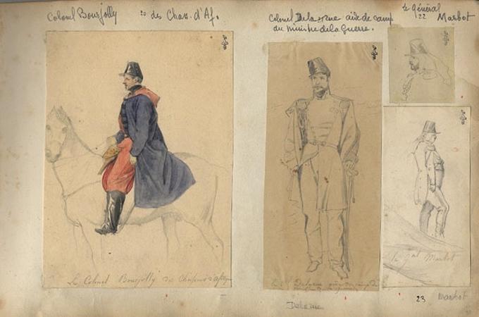 Le général Marbot, Félix Philippoteaux, 1840