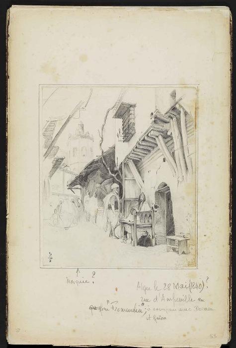 Alger le 28 mai 1840, Félix Philippoteaux, 1840
