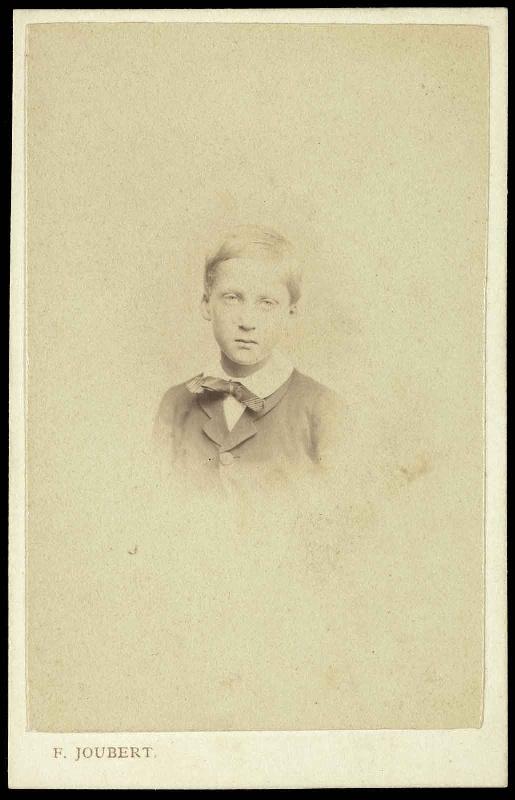 François Louis Philippe Marie, duc de Guise (Twickenham, 1854 ; Paris, 1872), enfant., F Joubert, 1860-1866