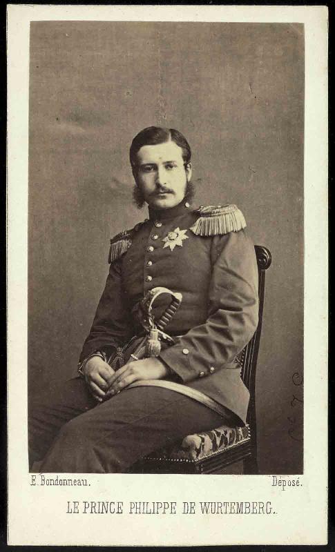 Philippe, duc de Wurtemberg (Neuilly, 1838 ; Stuttgart, 1917), Emile Bondonneau, 1917 avant