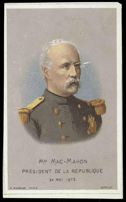 Portrait du Maréchal Patrice de Mac Mahon, duc de Magenta (Sully, 1808-Montcresson, 1893), Président de la République 24 mai 1873 ; Album de 171 photographies_0