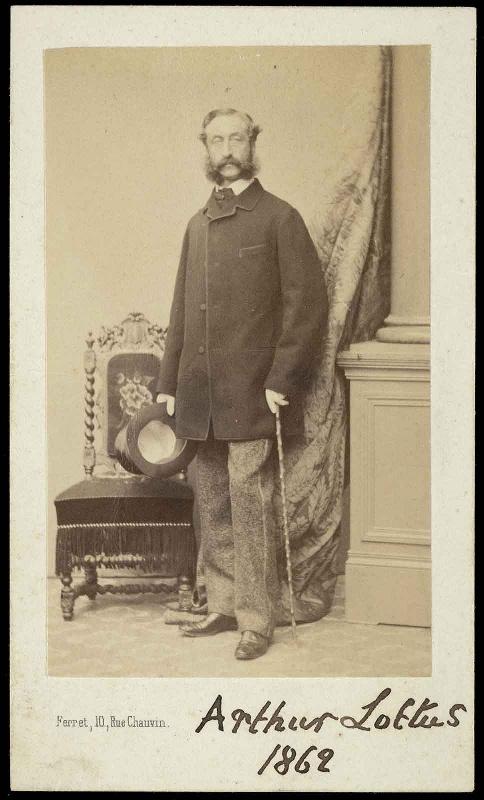 Portrait d'Arthur Loftus Tottenham (1838-1887), Pierre Ferret, 1862