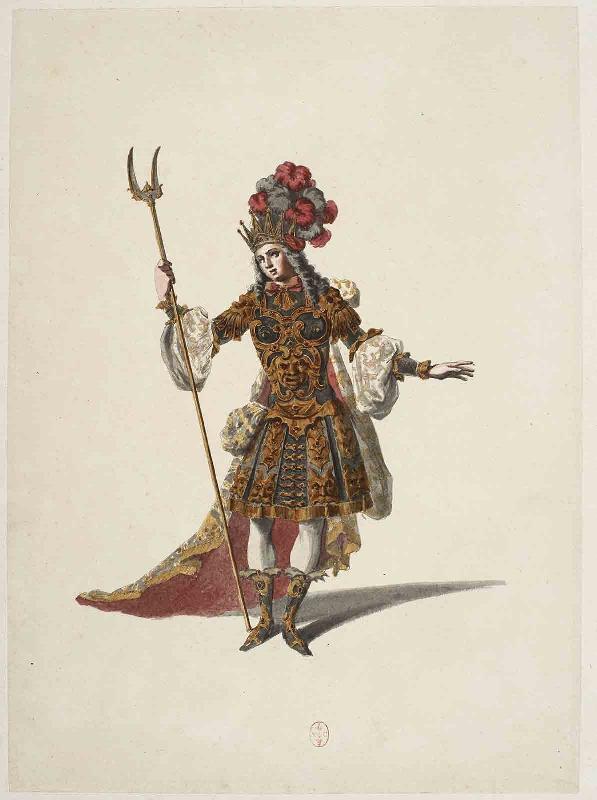 Costume de Pluton, Dieu des Enfers, pour, Jean Berain, 1680