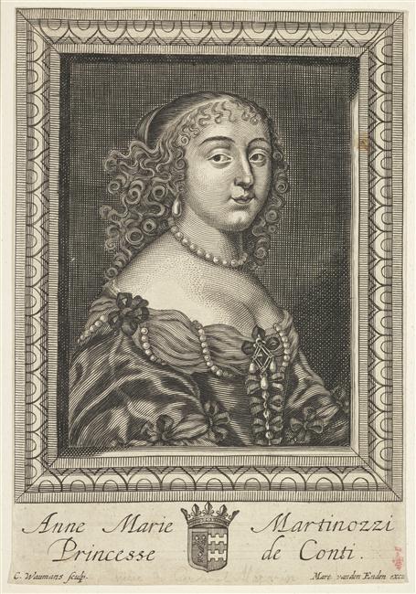 Anne Marie Martinozzi / Princesse de Conti., Conrad Waumans, 1654-1672