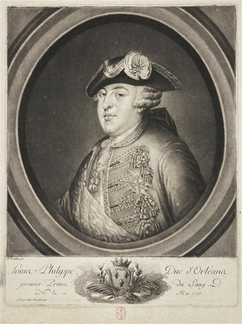 Louis Philippe Duc d'Orléans / premier Prince du Sang / Né le 12 mai 1725, Richard Brookshaw, 1752-1785
