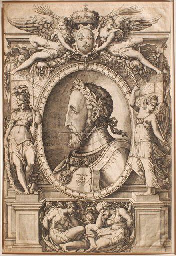 HENRICUS II GALLORUM / REX CHRISTIANISSIMUS, Nicolaus Beatrizet, 1556